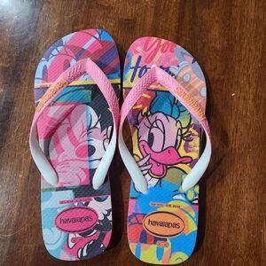 Disney Minnie Daisy Havaianas- Macaron Pink US 9/10 EUR 43/44